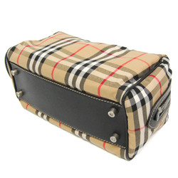 Burberry Vintage Check Wash Bag 40747251 Women,Men Leather,Nylon Canvas Clutch Bag,Pouch Beige