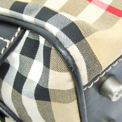 Burberry Vintage Check Wash Bag 40747251 Women,Men Leather,Nylon Canvas Clutch Bag,Pouch Beige