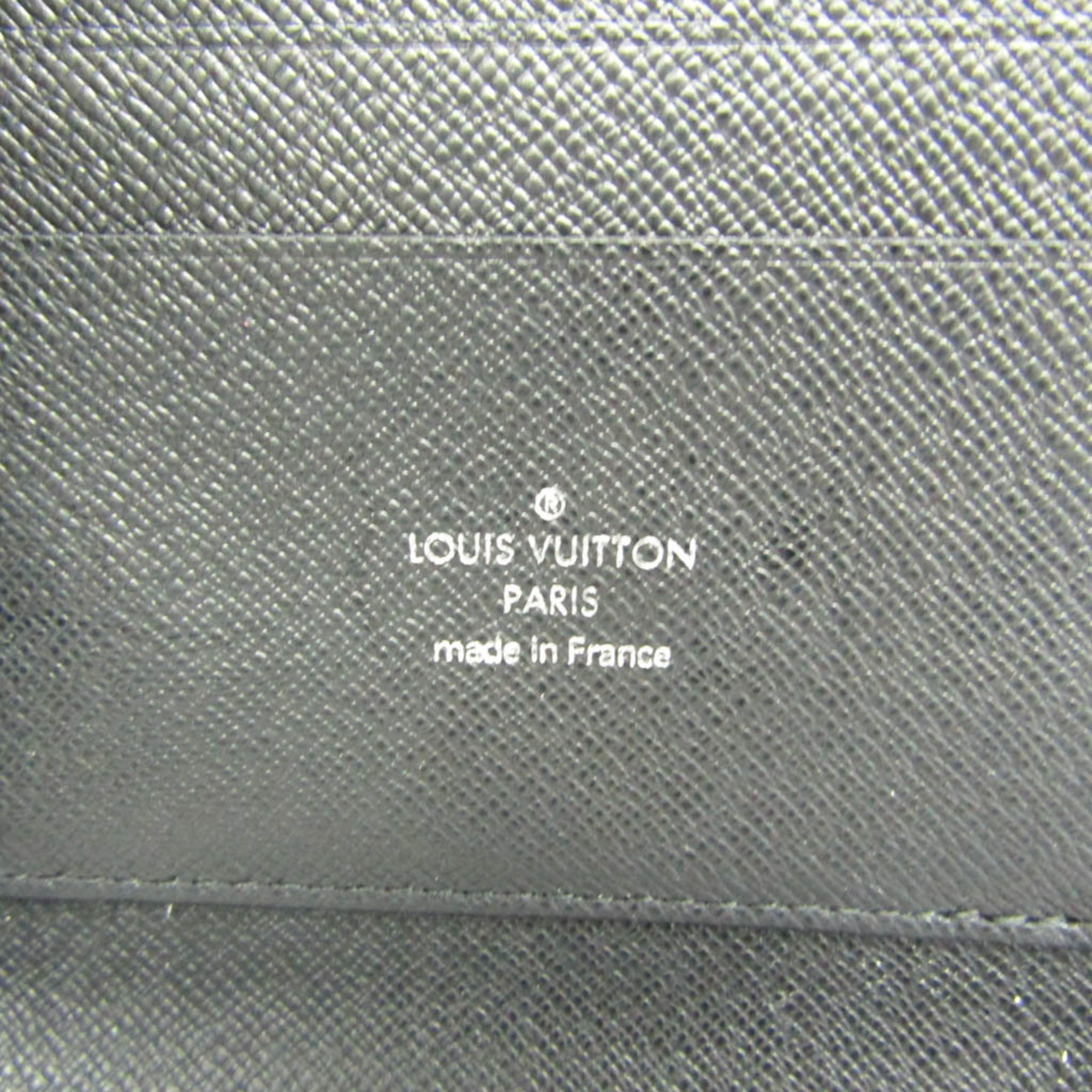 Louis Vuitton Taiga Travel Case Organizer Atoll M30652 Men's Taiga Leather Long Wallet (bi-fold) Ardoise