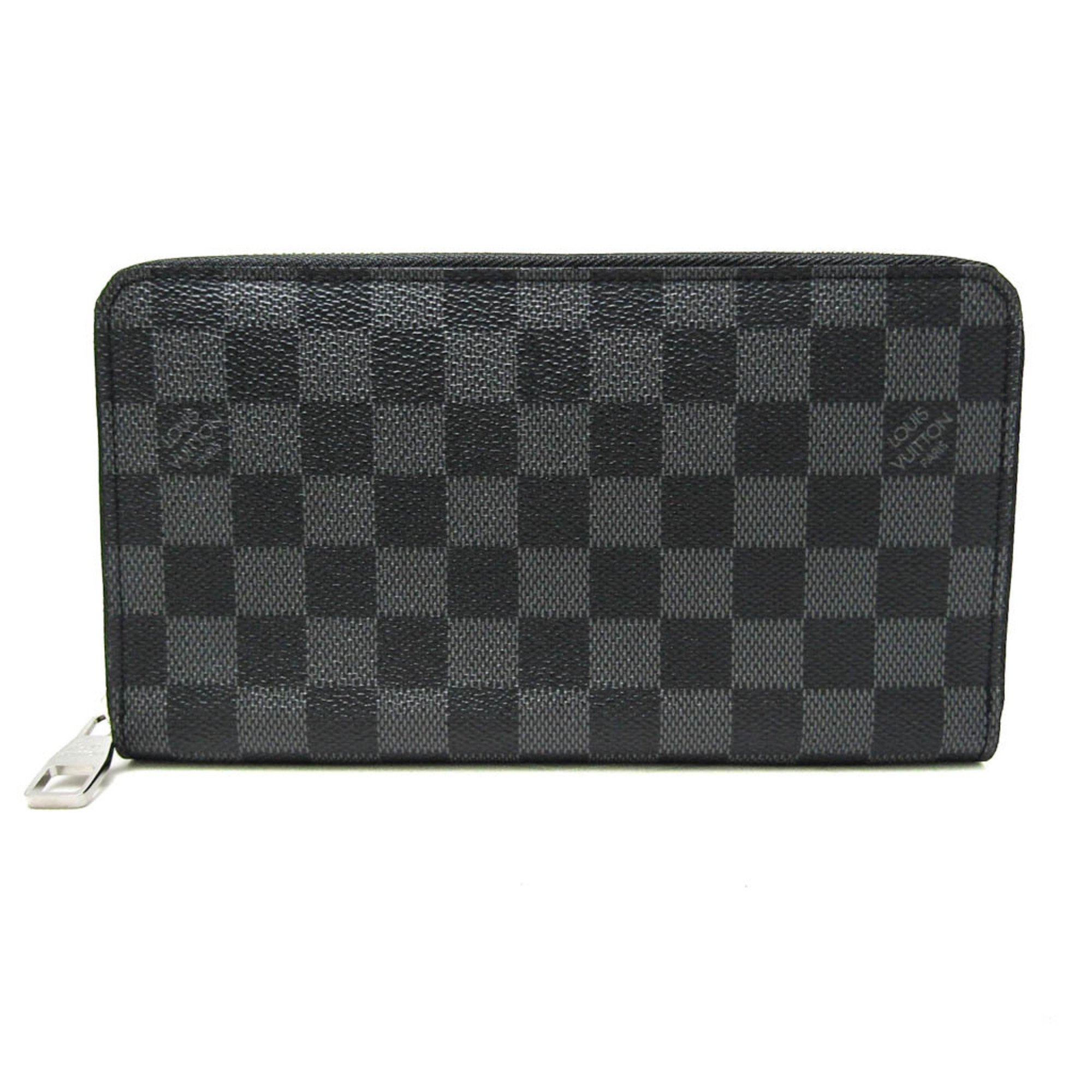 Louis Vuitton Damier Graphite Zippy Organizer N63077 Men's Damier Graphite Long Wallet (bi-fold) Damier Graphite