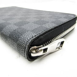 Louis Vuitton Damier Graphite Zippy Organizer N63077 Men's Damier Graphite Long Wallet (bi-fold) Damier Graphite