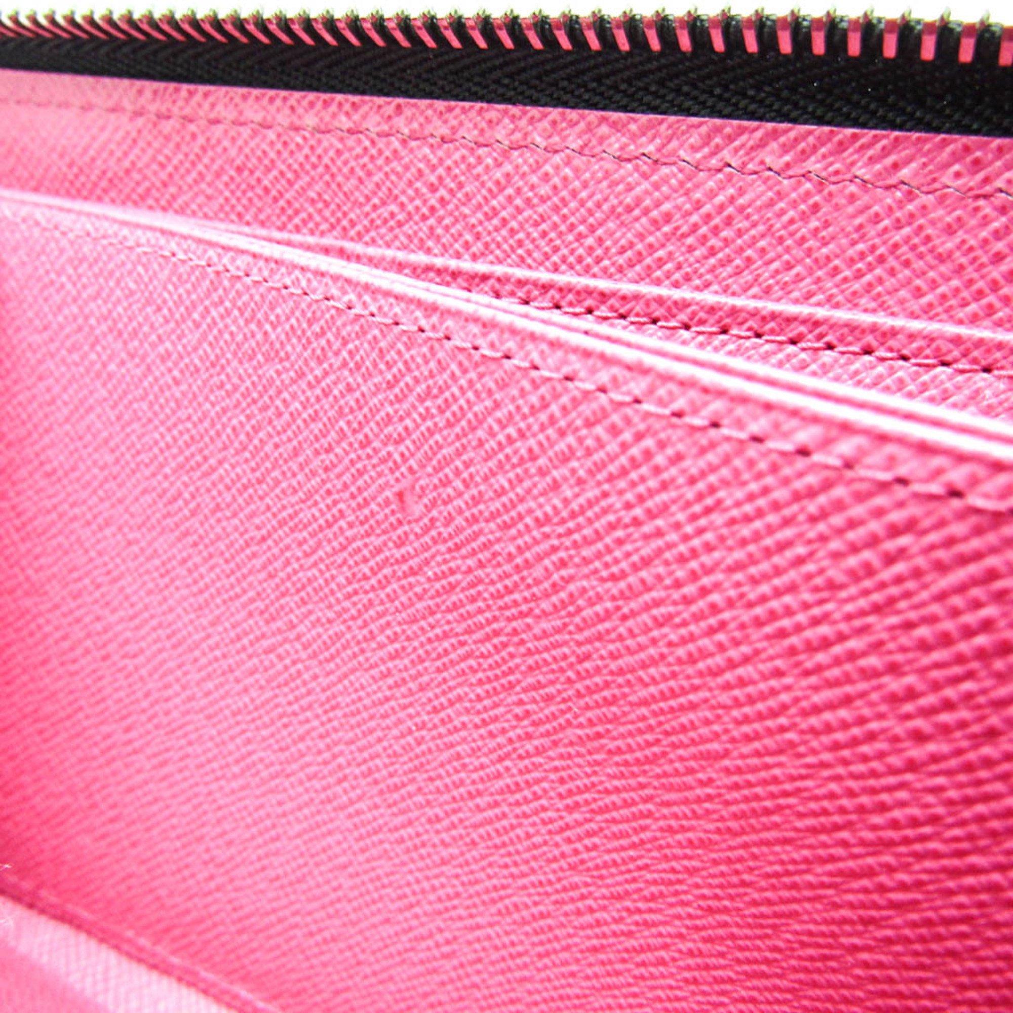 Louis Vuitton Epi Zippy-wallet M64838 Women's Epi Leather Long Wallet (bi-fold) Hot Pink,Noir