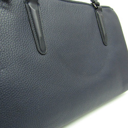 Coach Brooklyn Carryall 34 57276 Women's Leather Handbag,Shoulder Bag Navy