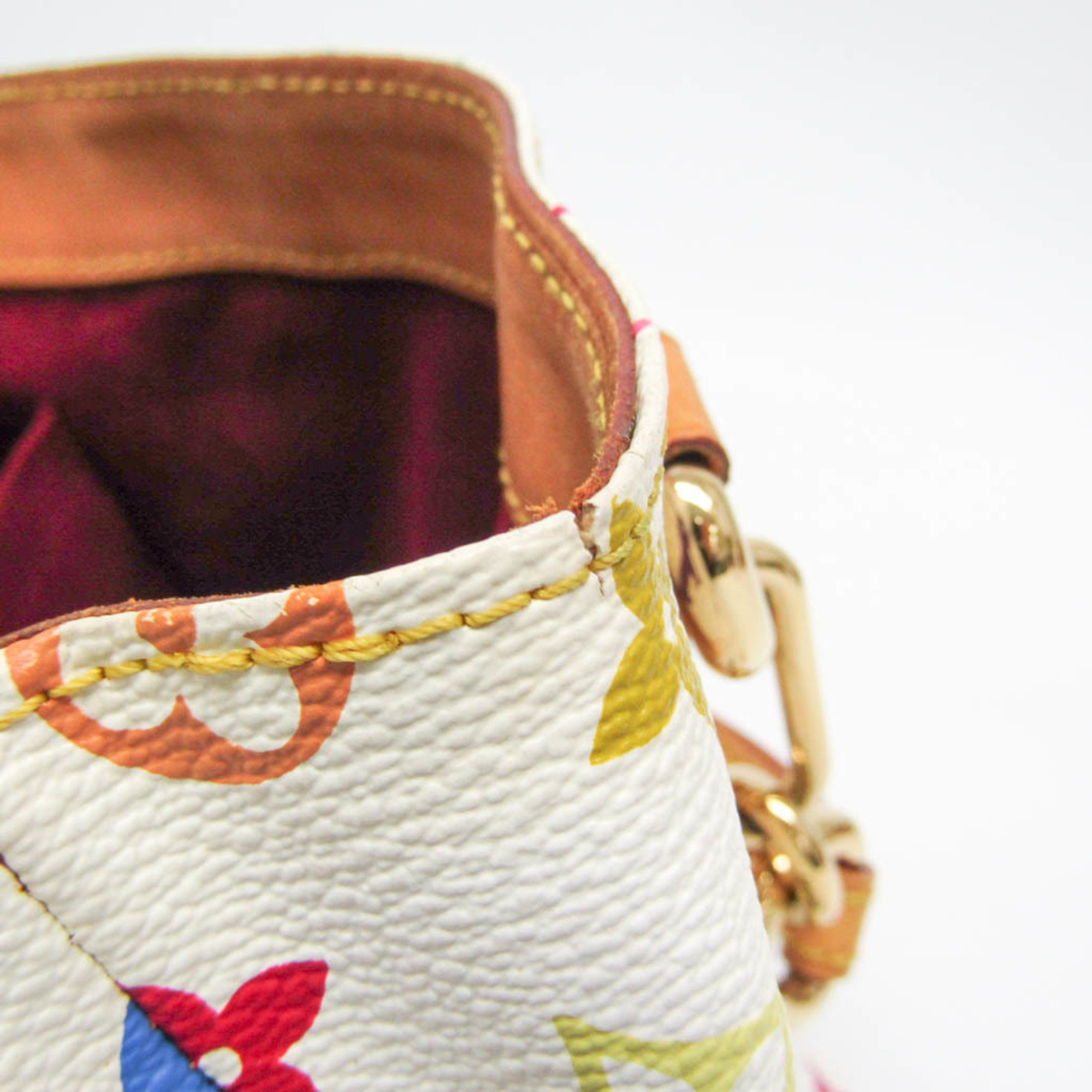 Louis Vuitton Monogram Multicolore Audra M40047 Women's Handbag Multi-color,White