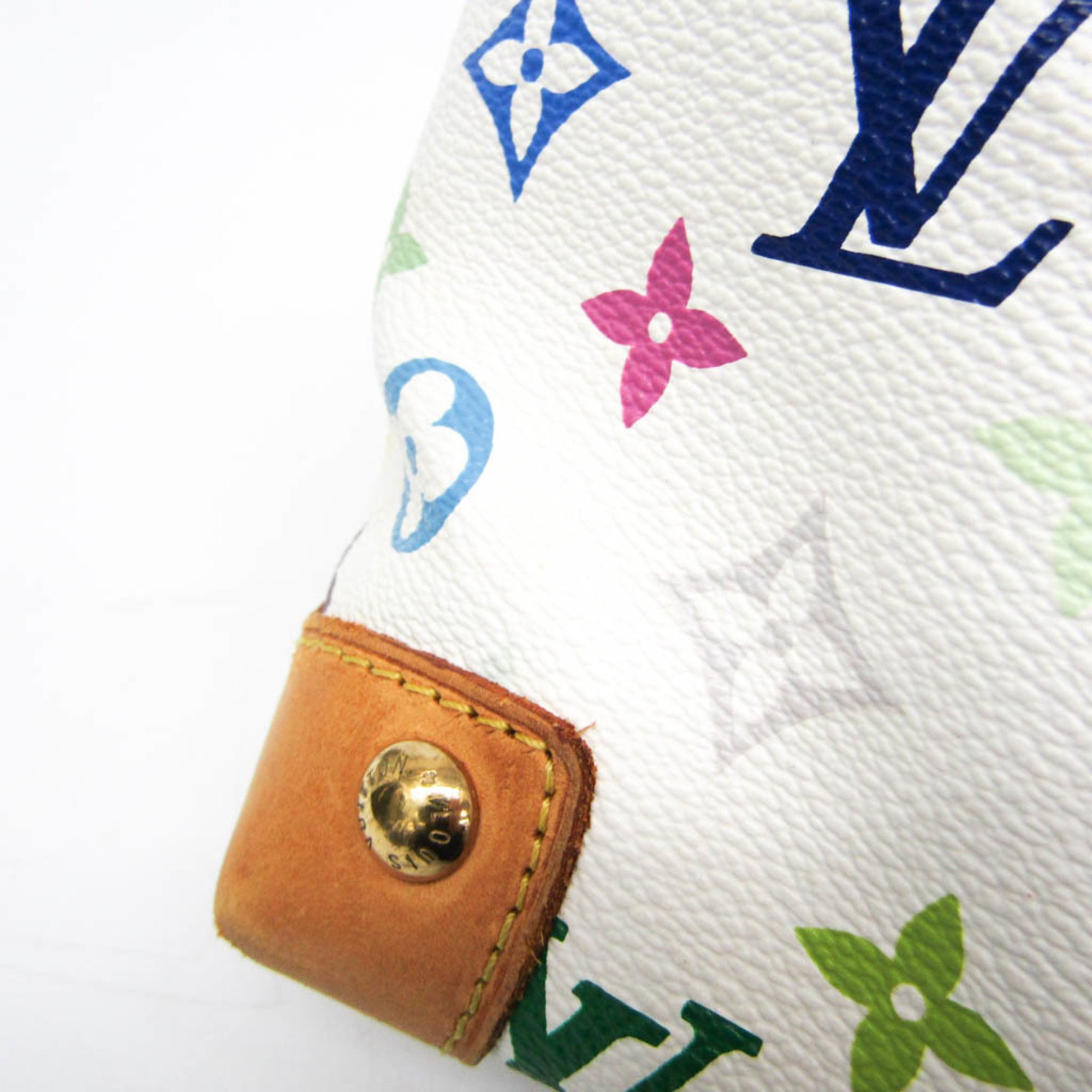 Louis Vuitton Monogram Multicolore Audra M40047 Women's Handbag Multi-color,White