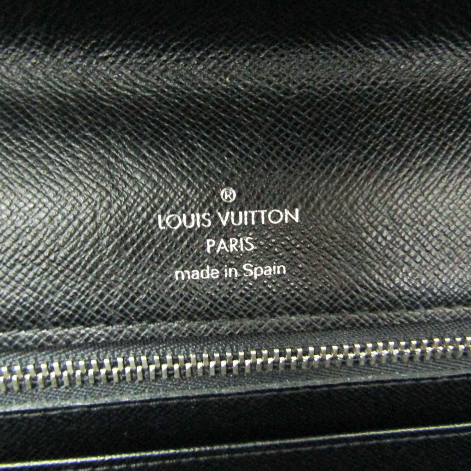 Louis Vuitton Taiga Selenga M30782 Men's Clutch Bag Ardoise