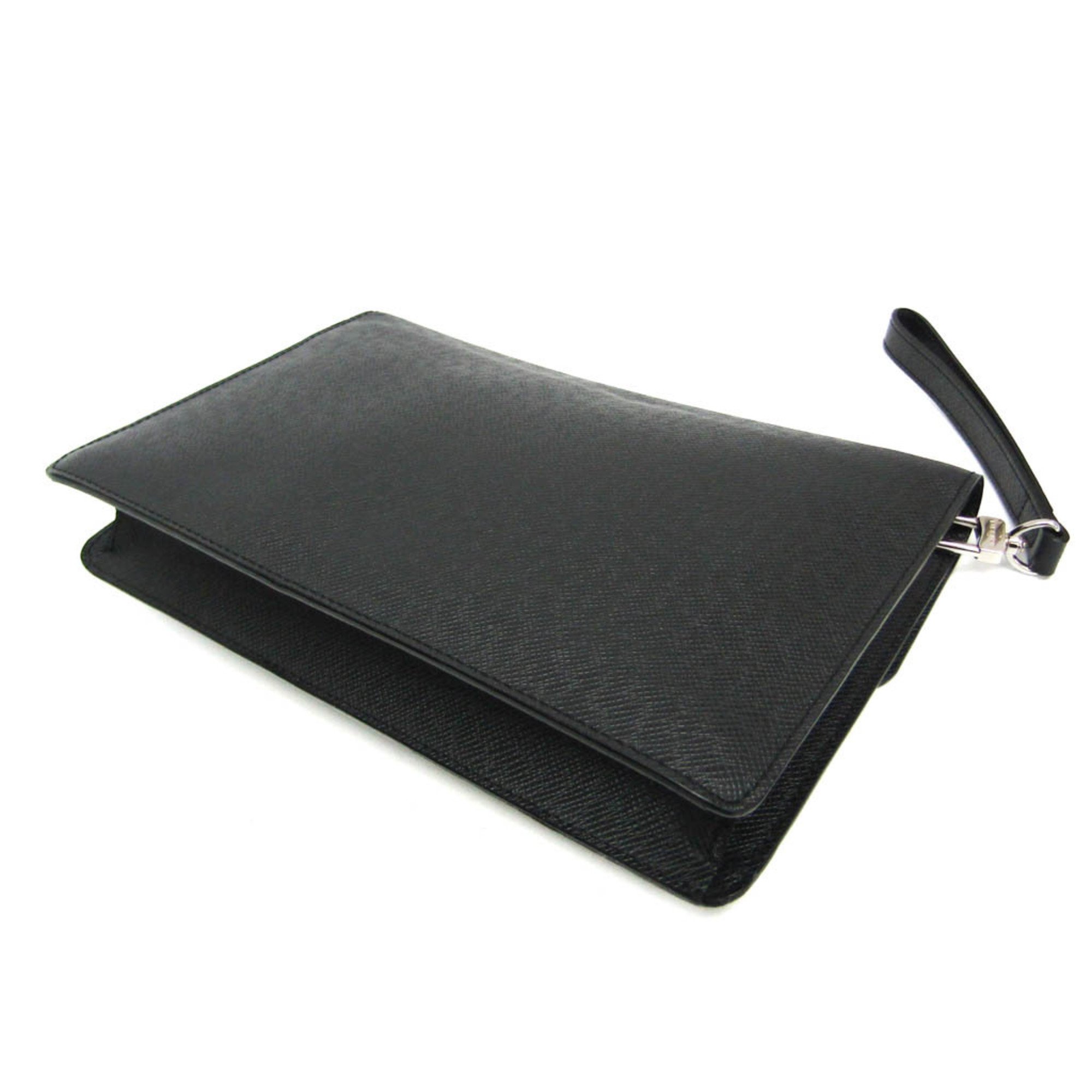 Louis Vuitton Taiga Veraiya M32592 Men's Clutch Bag Ardoise