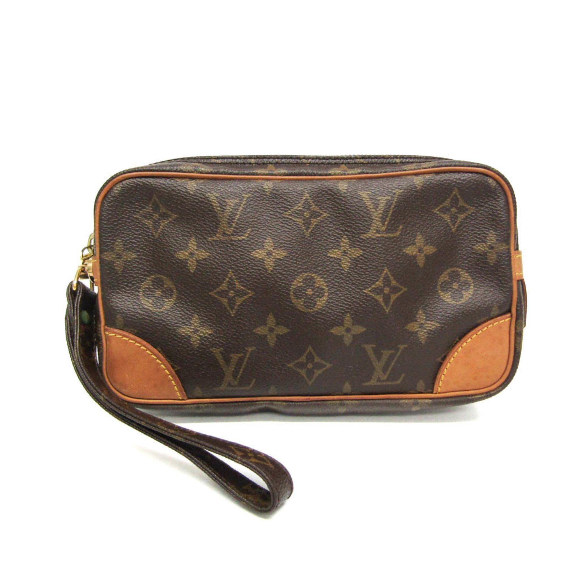 Louis Vuitton Monogram Marly Dragonne PM M51827 Women's Clutch Bag Monogram