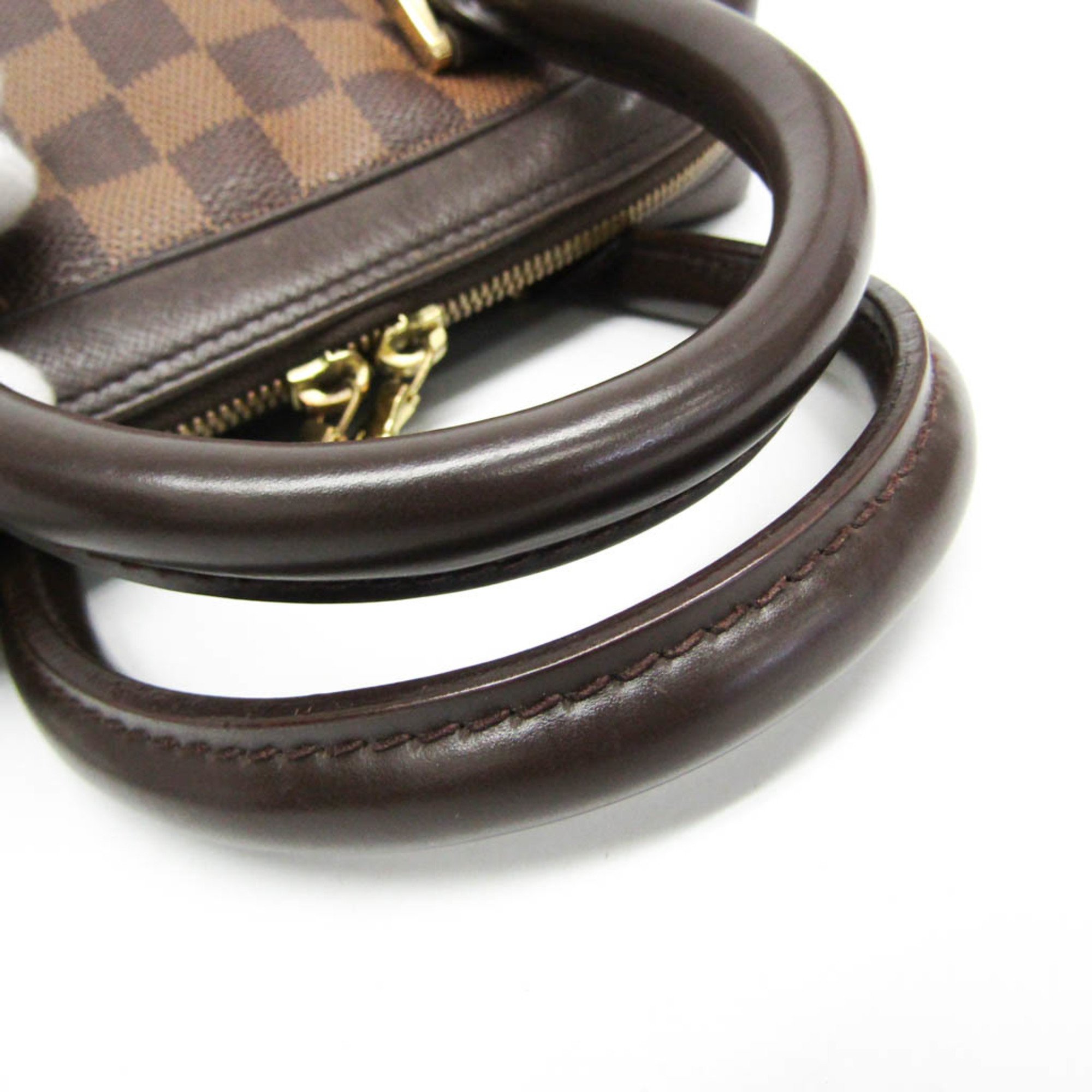 Louis Vuitton Damier Brera N51150 Women's Handbag Ebene