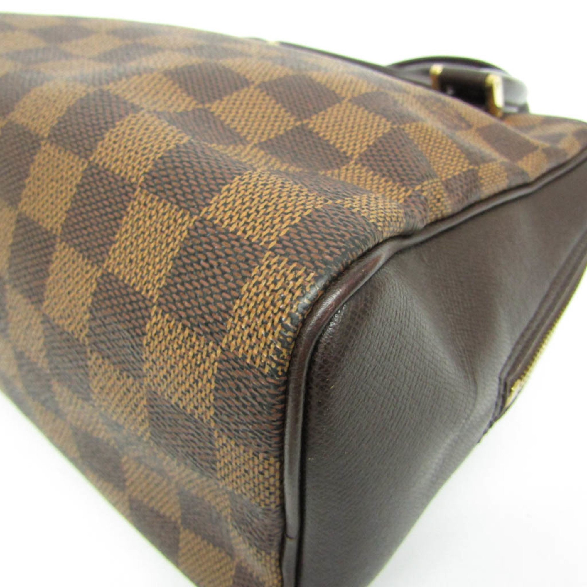 Louis Vuitton Damier Brera N51150 Women's Handbag Ebene