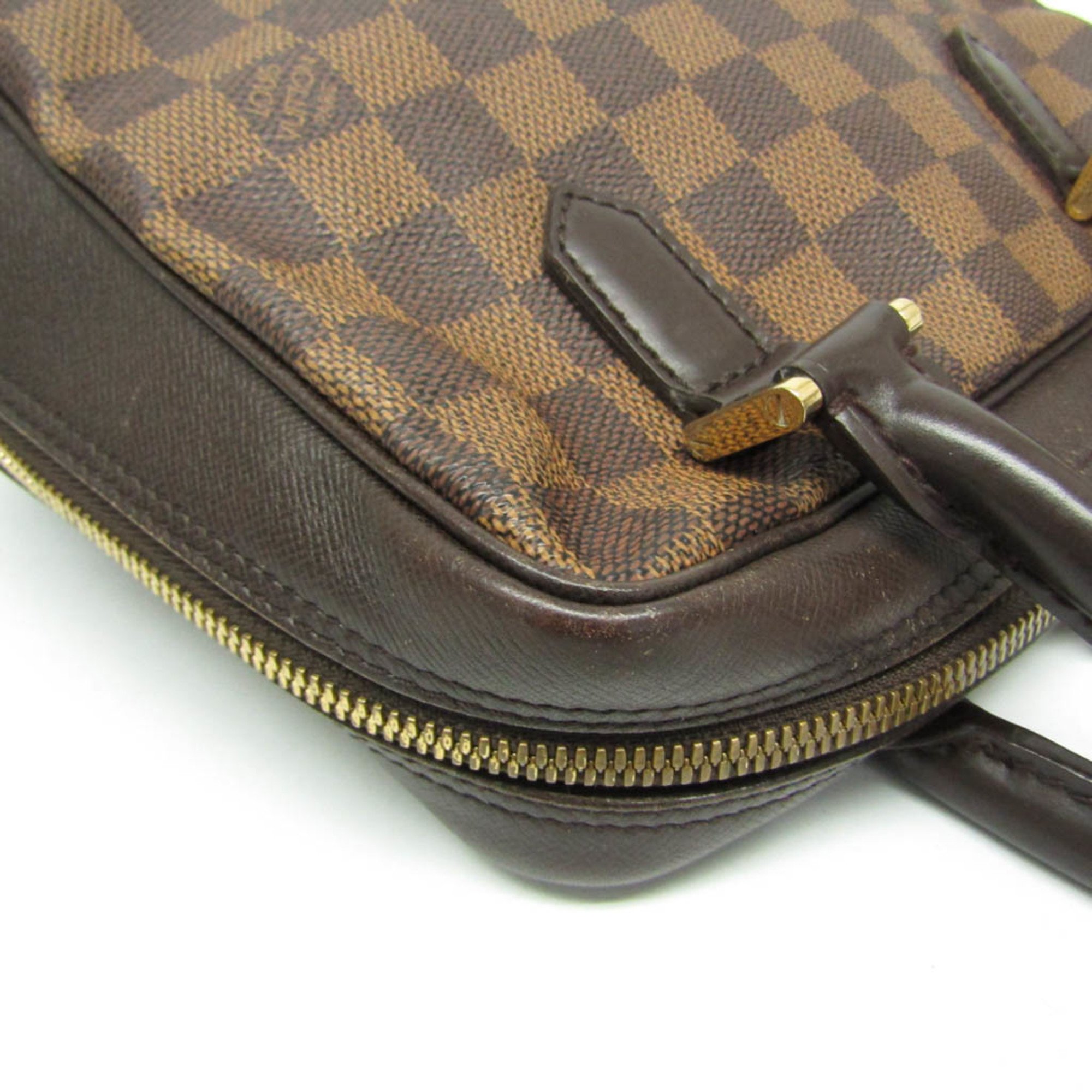 Louis Vuitton Damier Brera N51150 Women's Handbag Ebene