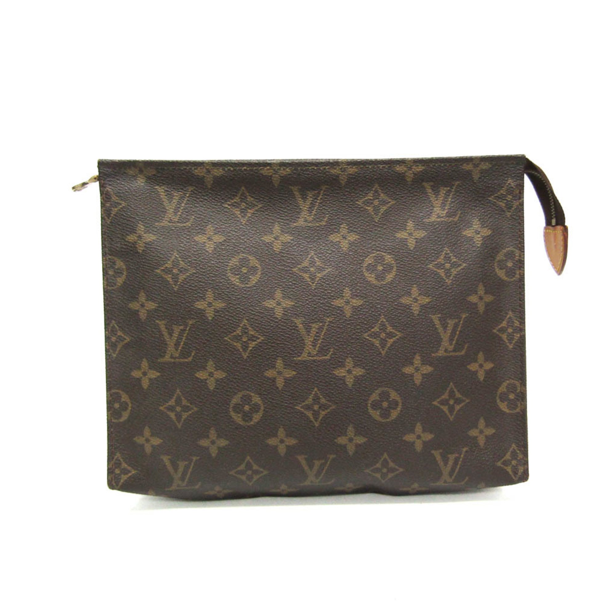 Louis Vuitton Monogram Posh Toilette 26 M47542 Women's Pouch Brown