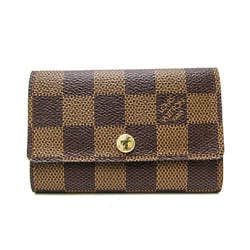 Louis Vuitton Damier Multicles 6 N62630 Men,Women Damier Canvas Key Case Ebene