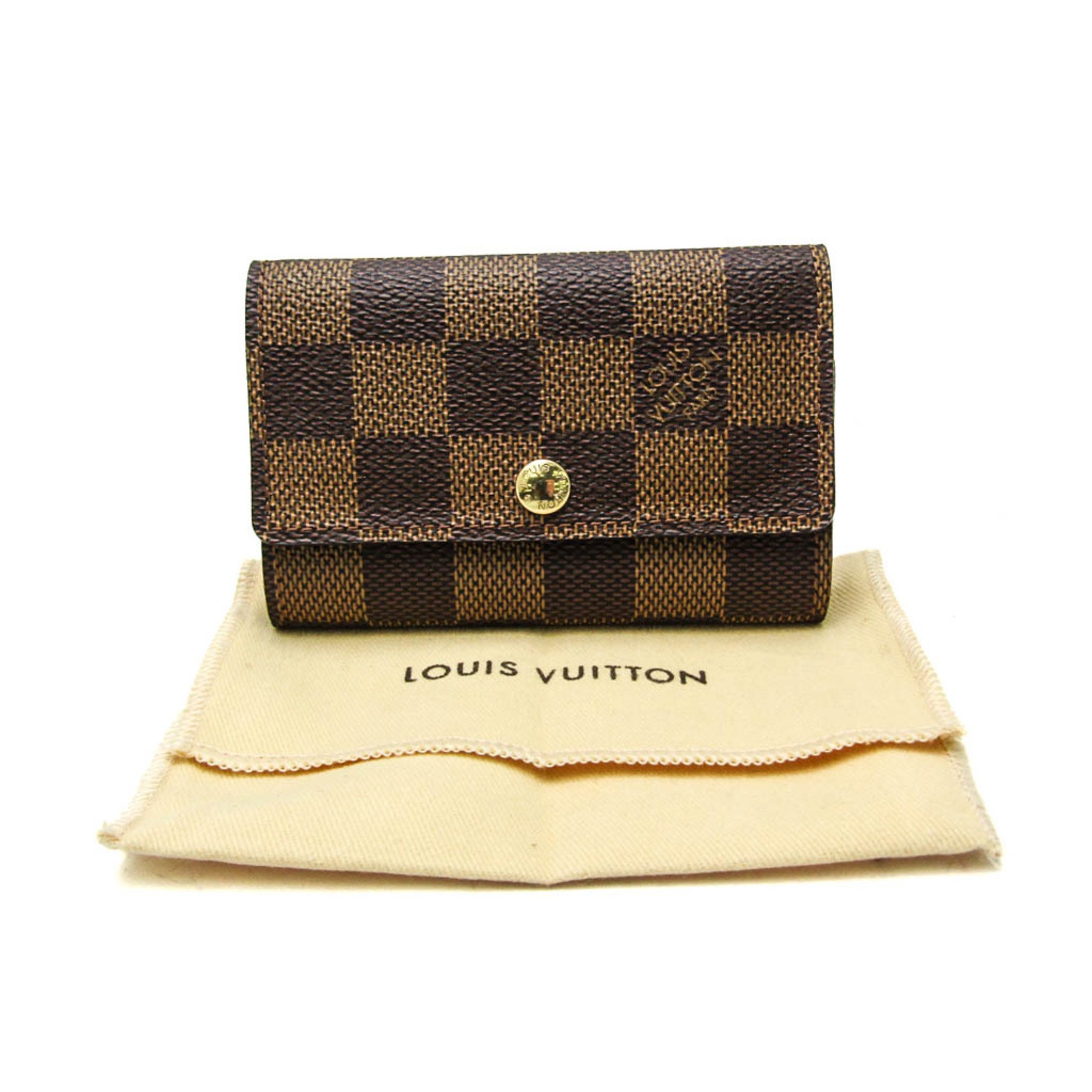 Louis Vuitton Damier Multicles 6 N62630 Men,Women Damier Canvas Key Case Ebene