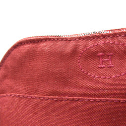 Hermes Bolide Mini 20 Men,Women Cotton Pouch Brown,Red Brown