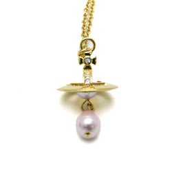 Vivienne Westwood GIANT PEARL DROP Rhinestone Women's Pendant Necklace