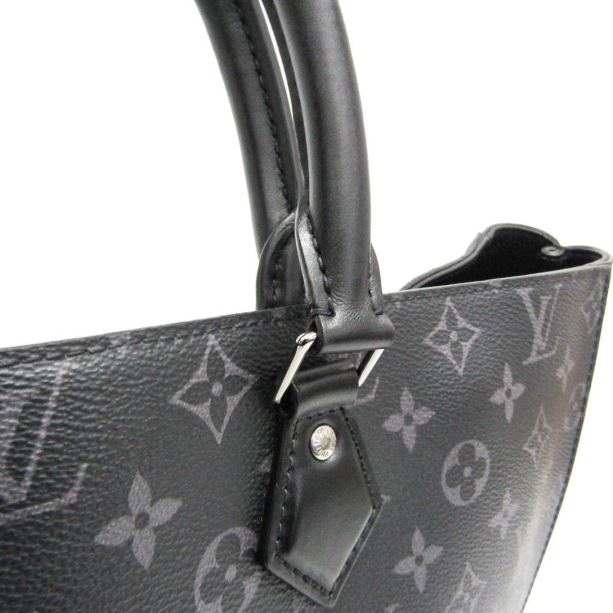 Louis Vuitton Monogram Eclipse Grand Sac M44733 Men's Handbag,Tote Bag Black