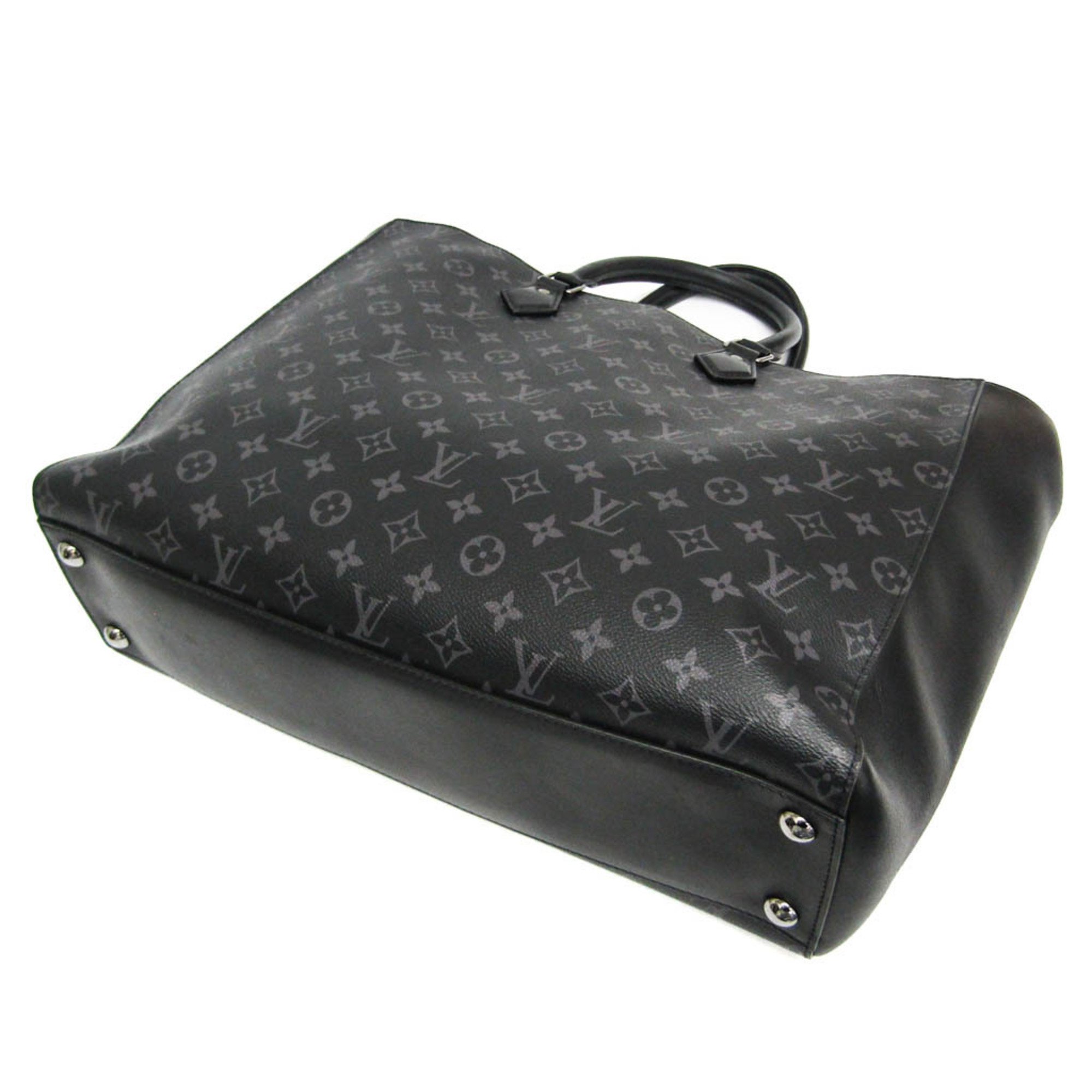 Louis Vuitton Monogram Eclipse Grand Sac M44733 Men's Handbag,Tote Bag Black