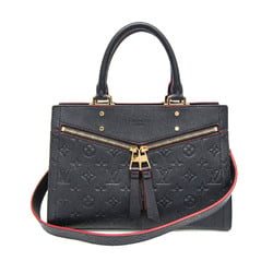 Louis Vuitton Monogram Empreinte Three PM M54195 Women's Handbag,Shoulder Bag Marine Rouge