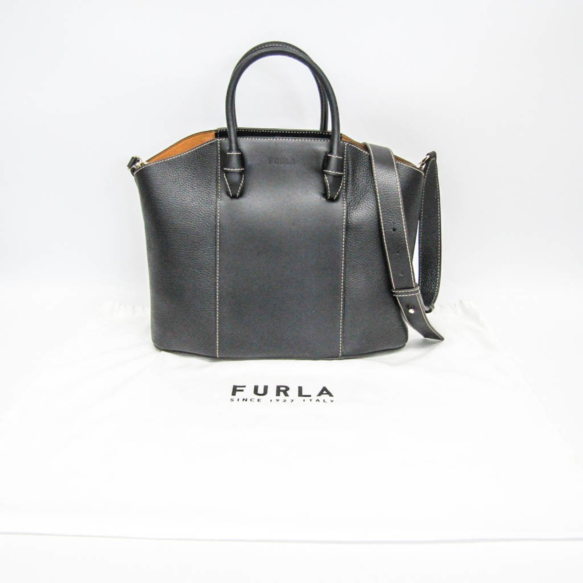 Furla MIASTELLA L WB00333 Women's Leather Handbag,Shoulder Bag Black