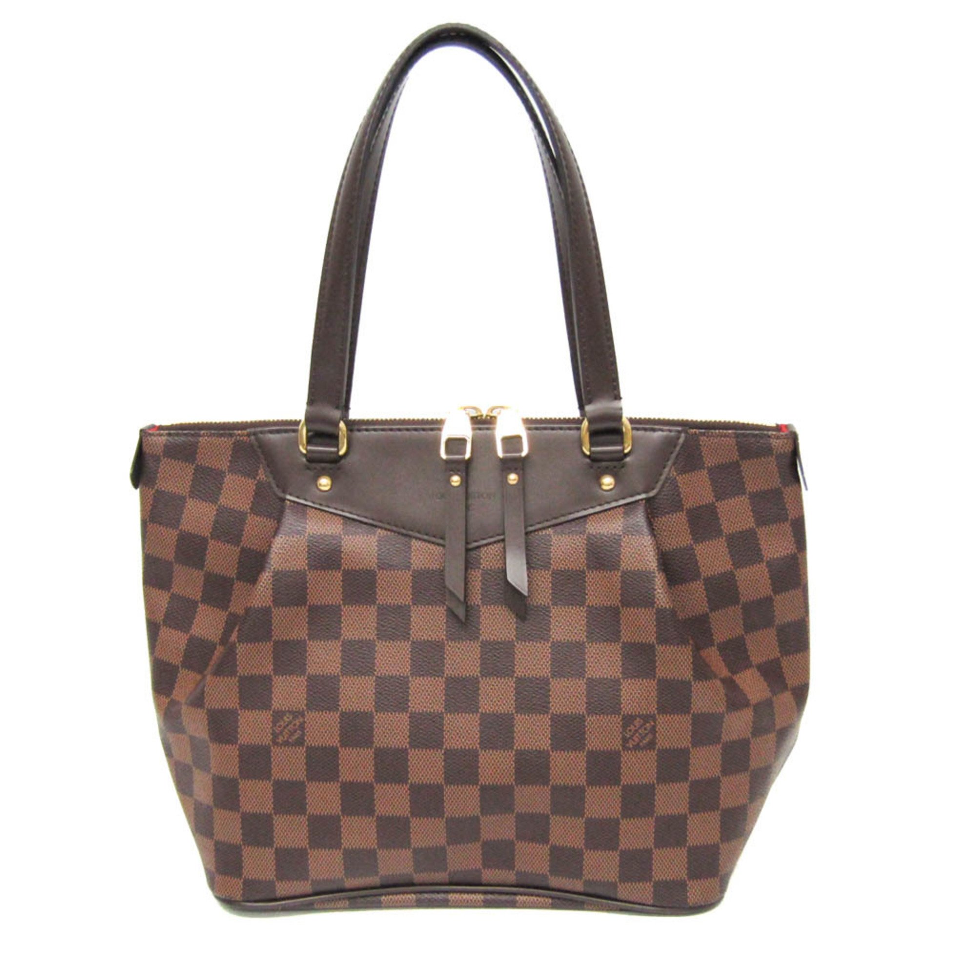 Louis Vuitton Damier Westminster PM N41102 Women's Handbag Ebene