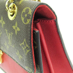 Louis Vuitton Monogram Victor M41731 Women's Shoulder Bag Brown,Red Color