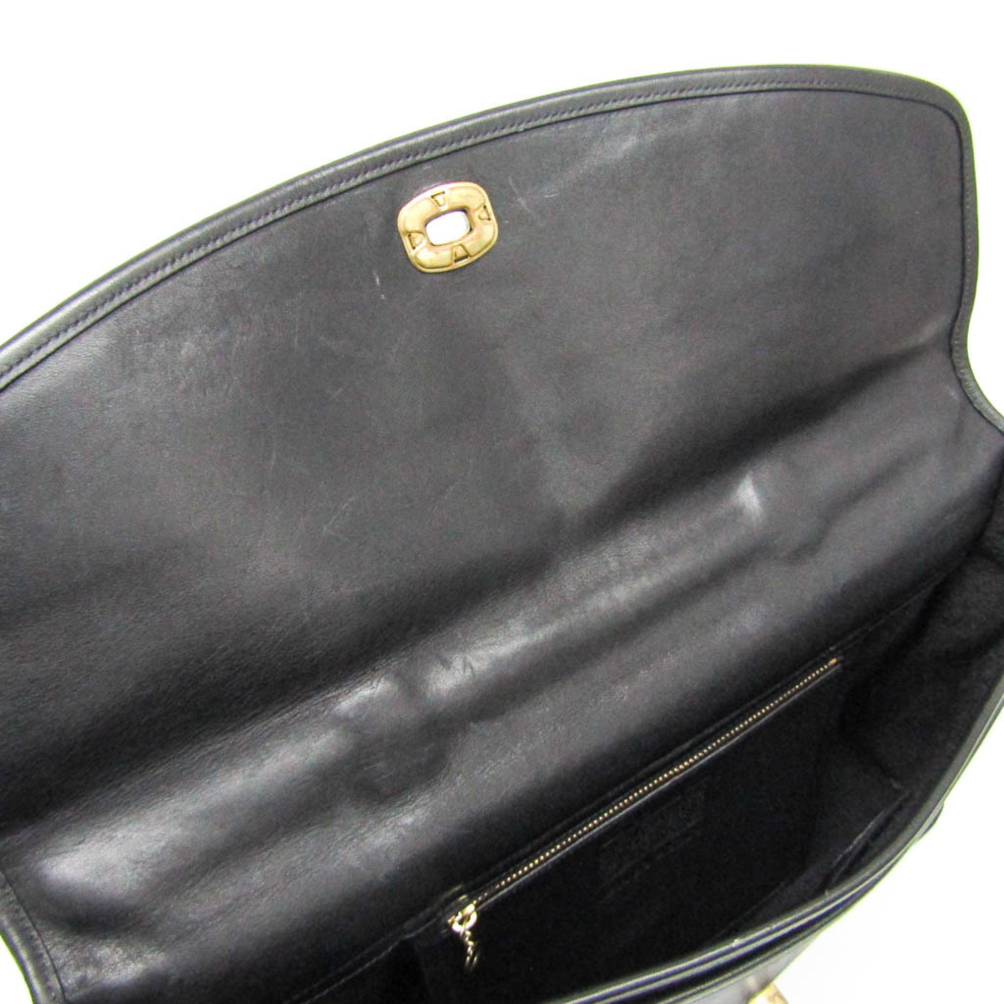 Coach Old Coach 5265 Men's Leather Briefcase,Shoulder Bag Black