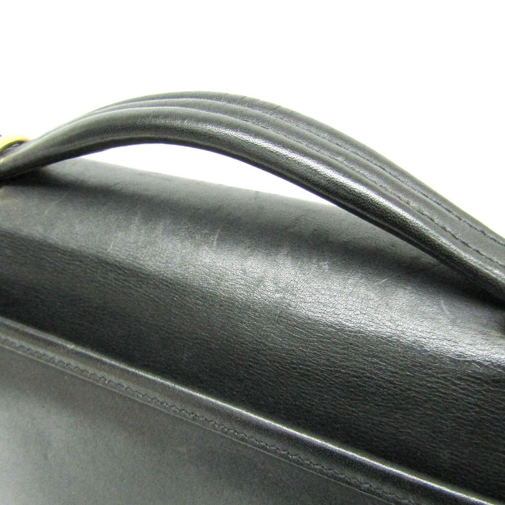 Coach Old Coach 5265 Men's Leather Briefcase,Shoulder Bag Black