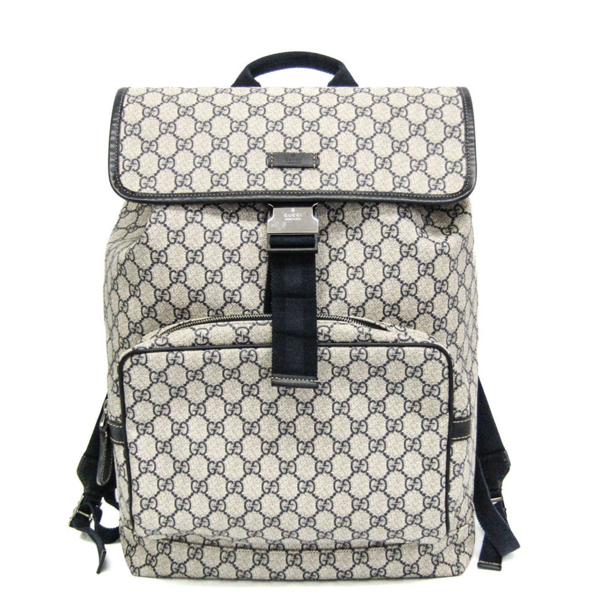 Gucci GG Supreme 246898 Men,Women GG Supreme Backpack Beige,Navy