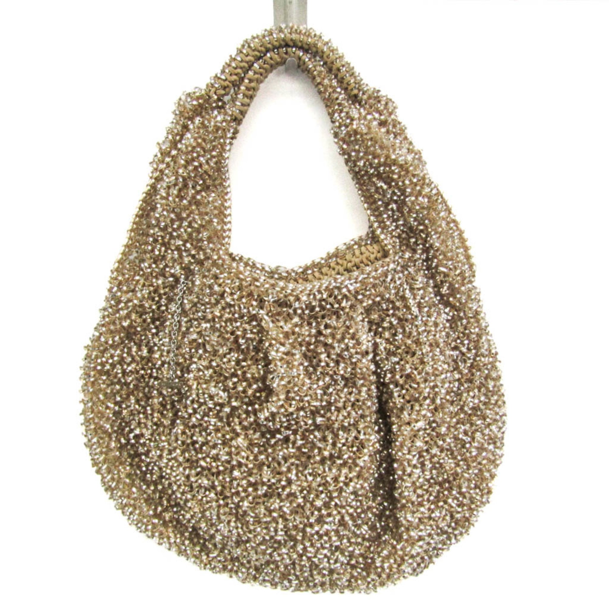 Anteprima VOLUME Women's Wire Handbag Gold