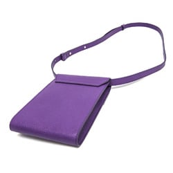 Dunhill CADOGAN Mini Shoulder Pouch Women,Men Leather Pouch,Shoulder Bag Purple