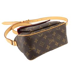 Louis Vuitton Monogram Viva Cite PM Shoulder Bag Brown M51165 Gold Hardware