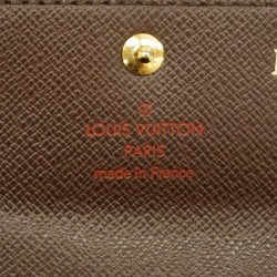 Louis Vuitton Wallet/Coin Case Damier Porto Monnaie Plat N61930 Ebene Men's/Women's