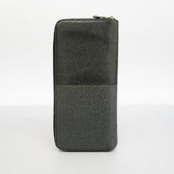 Louis Vuitton Long Wallet Taiga Zippy Vertical M30731 Gray Men's