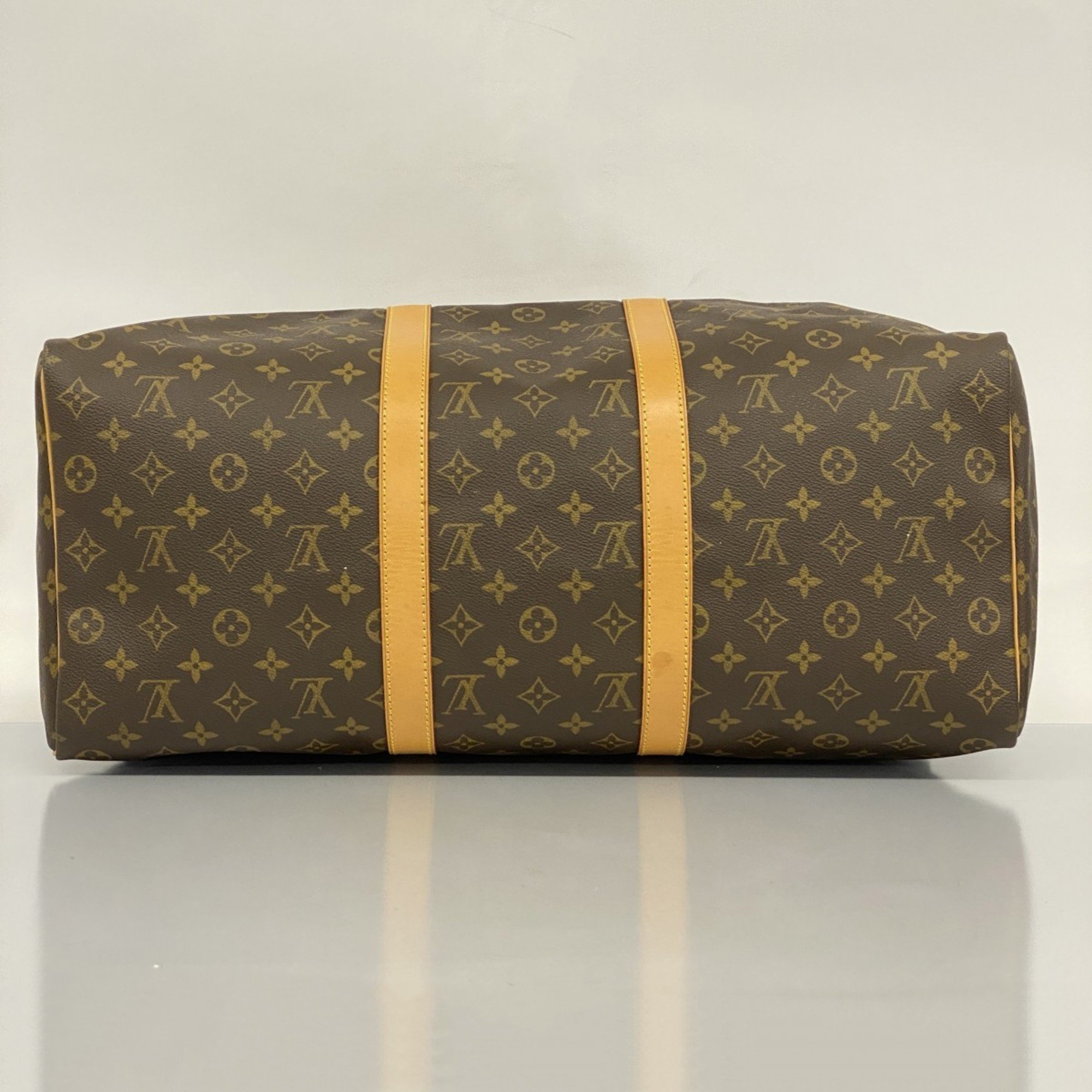 Louis Vuitton Boston Bag Monogram Keepall 50 M41426 Brown Men's Women's