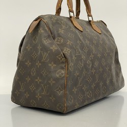 Louis Vuitton Handbag Monogram Speedy 35 M41107 Brown Ladies