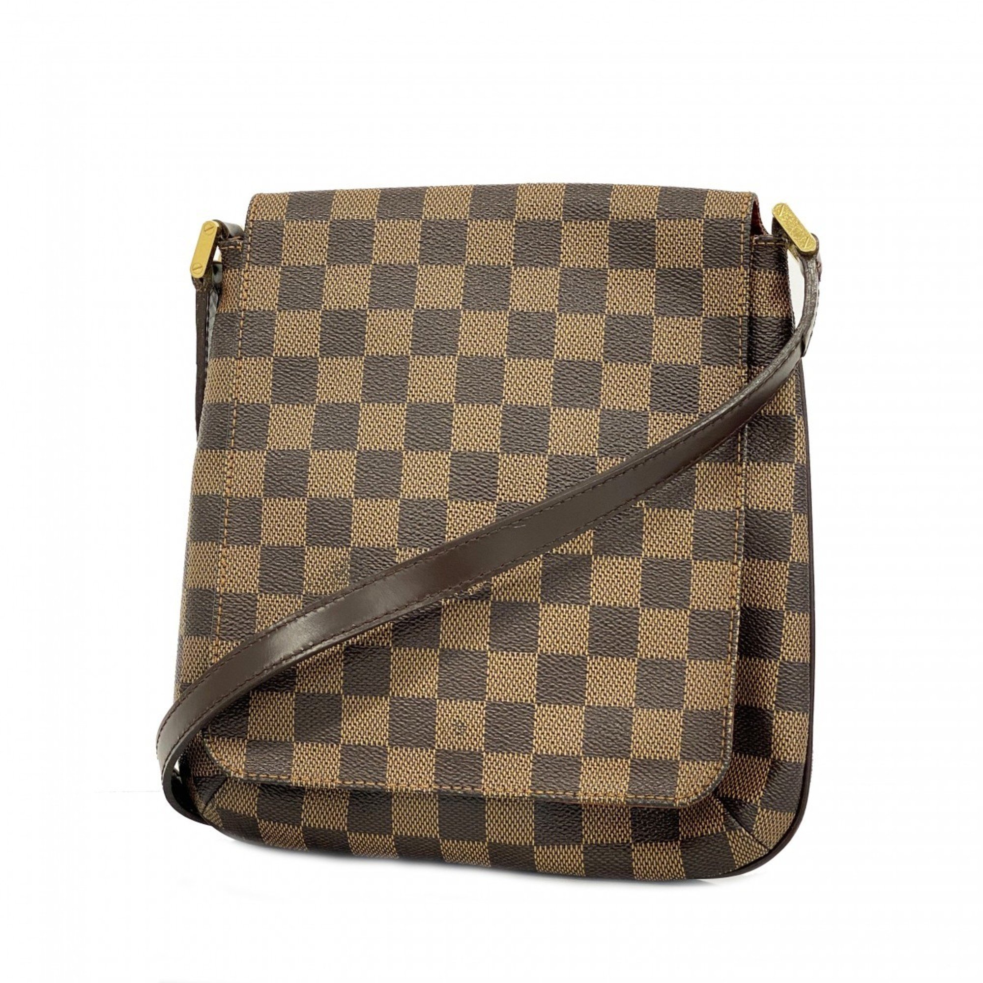 Louis Vuitton Shoulder Bag Damier Musette Salsa Long N51300 Ebene Ladies