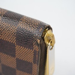 Louis Vuitton Long Wallet Damier Zippy N60015 Ebene Men's Women's