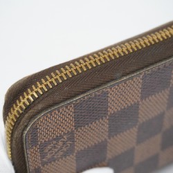 Louis Vuitton Long Wallet Damier Zippy N60015 Ebene Men's Women's