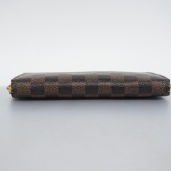 Louis Vuitton Long Wallet Damier Zippy N60015 Ebene Men's Women's