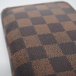 Louis Vuitton Long Wallet Damier Zippy N60015 Ebene Men's Women's