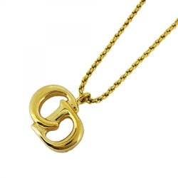 Christian Dior Necklace CD GP Plated Gold Ladies