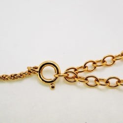 Christian Dior Necklace CD GP Plated Gold Ladies