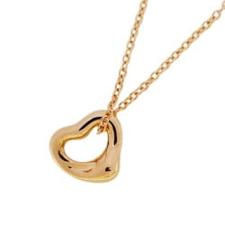 Tiffany Necklace Heart K18PG Pink Gold Ladies