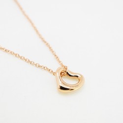 Tiffany Necklace Heart K18PG Pink Gold Ladies