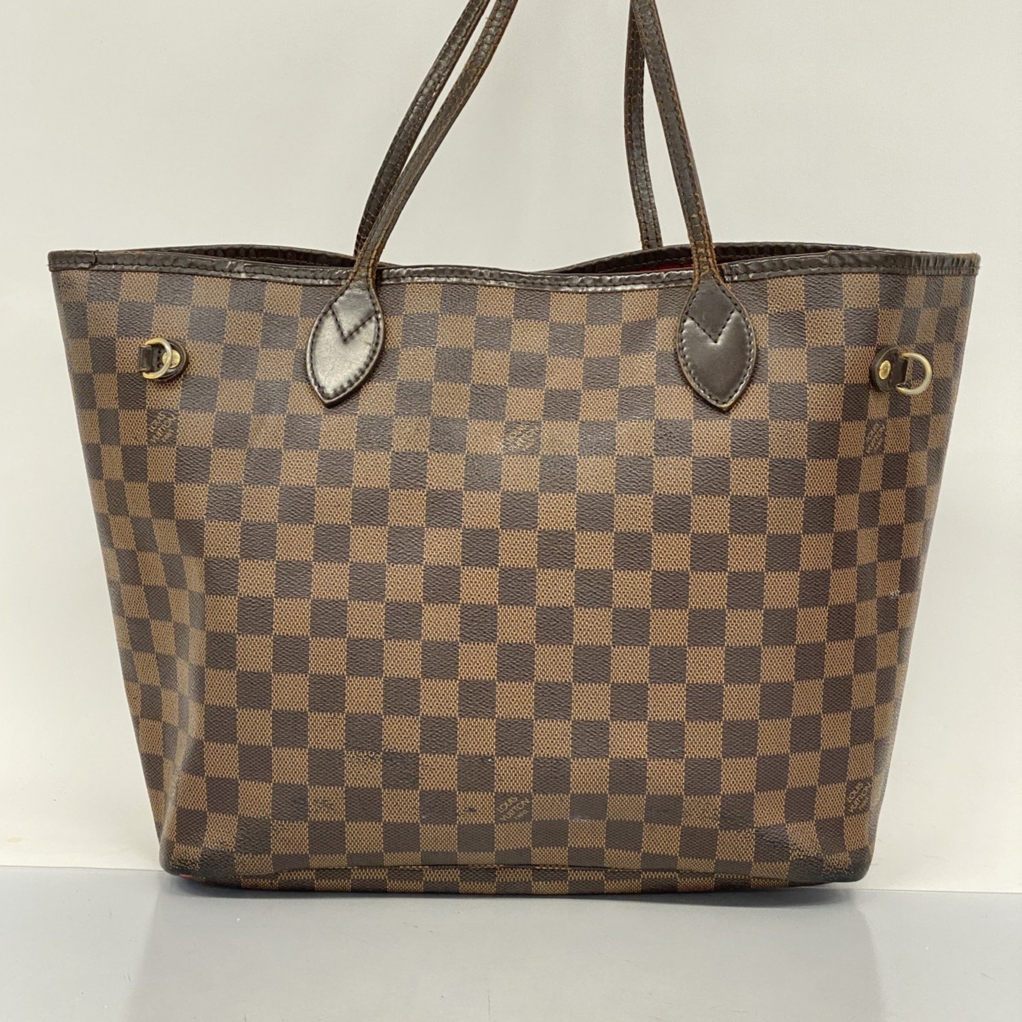 Louis Vuitton Tote Bag Damier Neverfull MM N51105 Ebene Women's