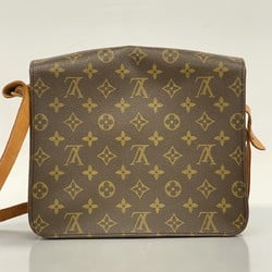 Louis Vuitton Shoulder Bag Monogram Cartesier GM M51252 Brown Women's