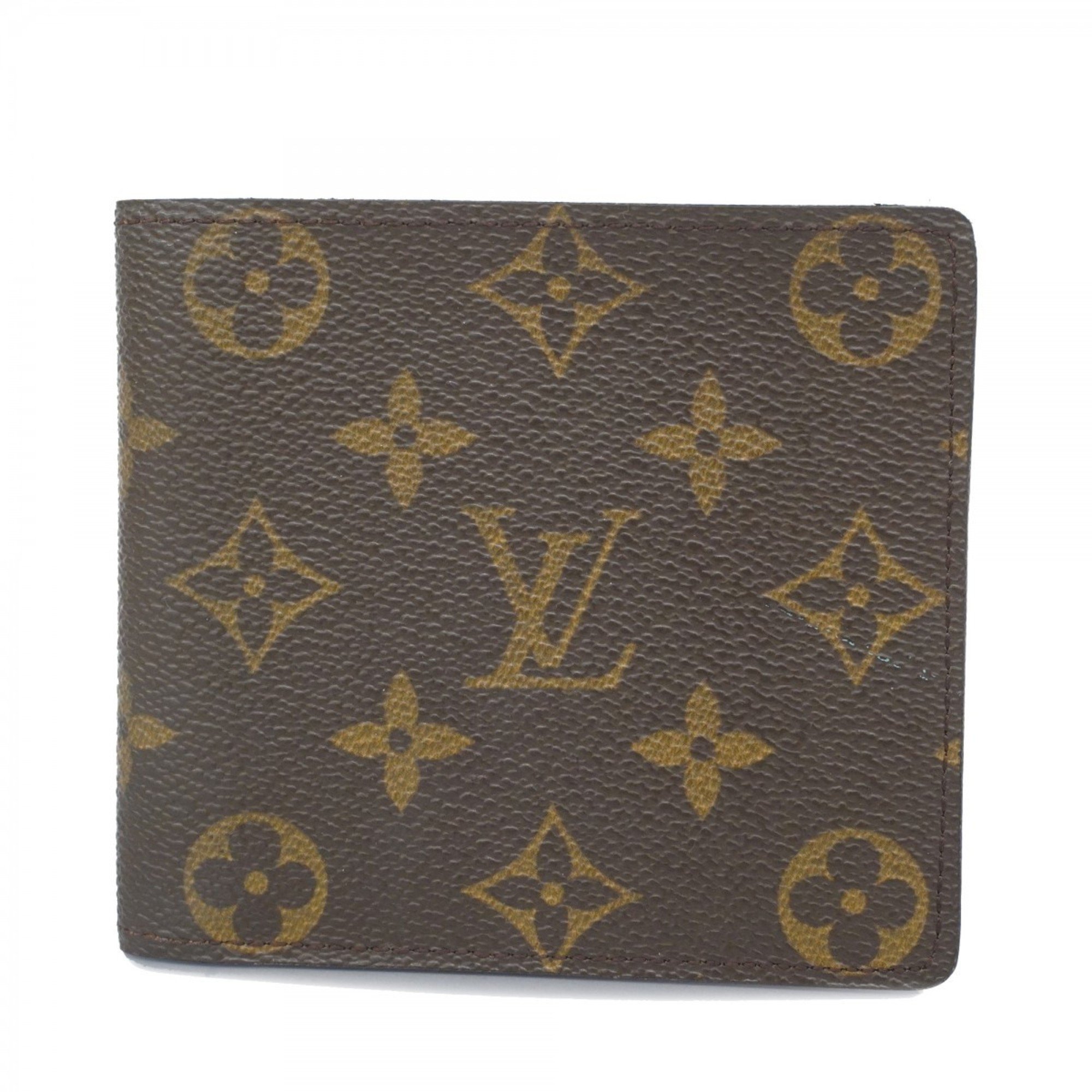 Louis Vuitton Wallet Monogram Porte-Bie Carte Credit M60879 Brown Men's