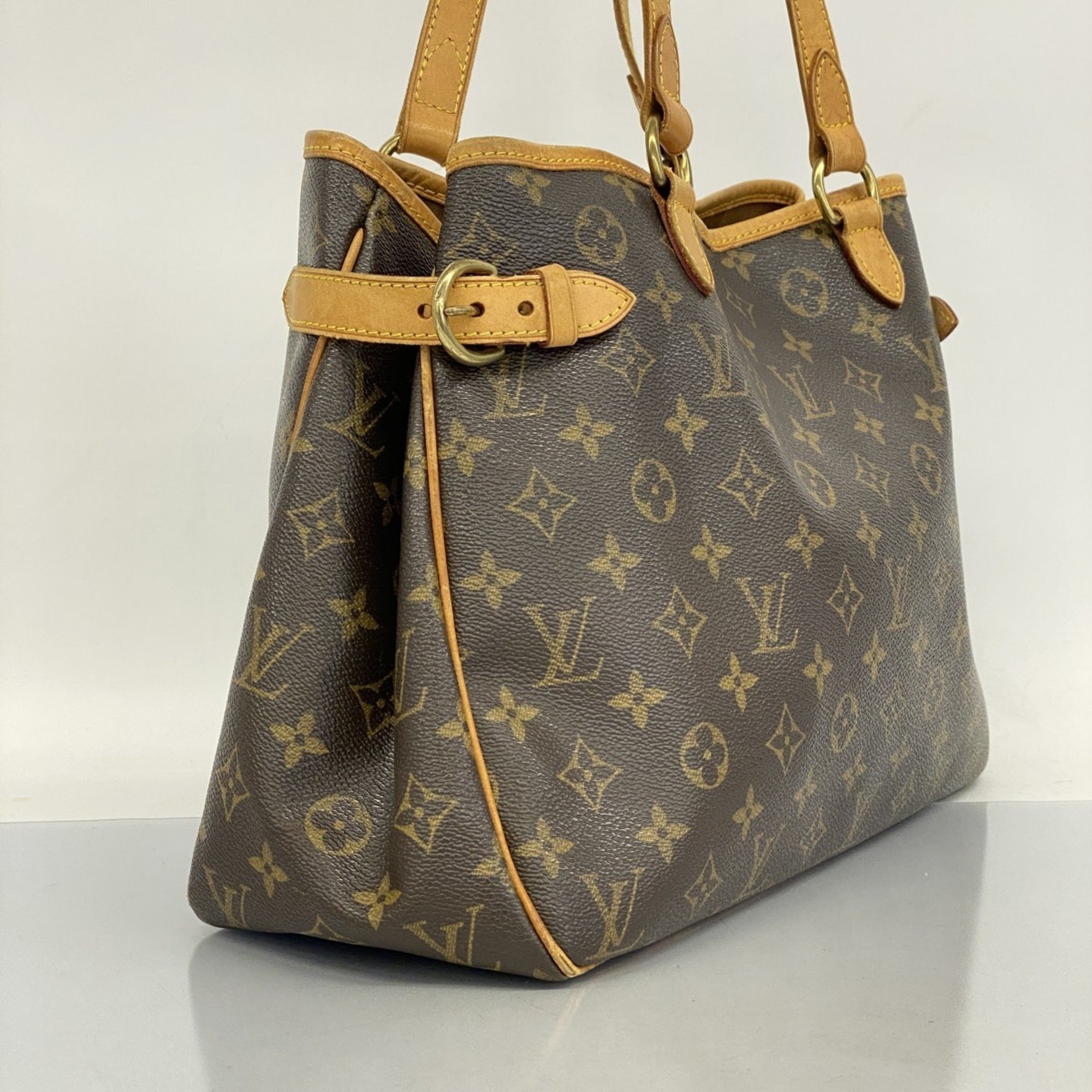 Louis Vuitton Tote Bag Monogram Batignolles Horizontal M51154 Brown Women's