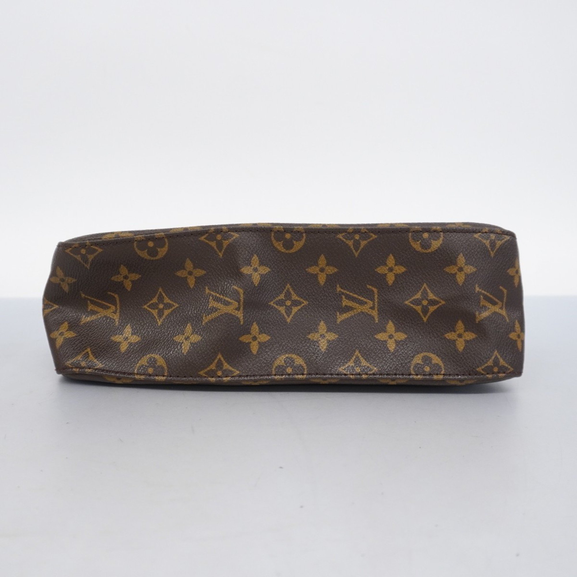 Louis Vuitton Shoulder Bag Monogram Looping M51147 Brown Ladies